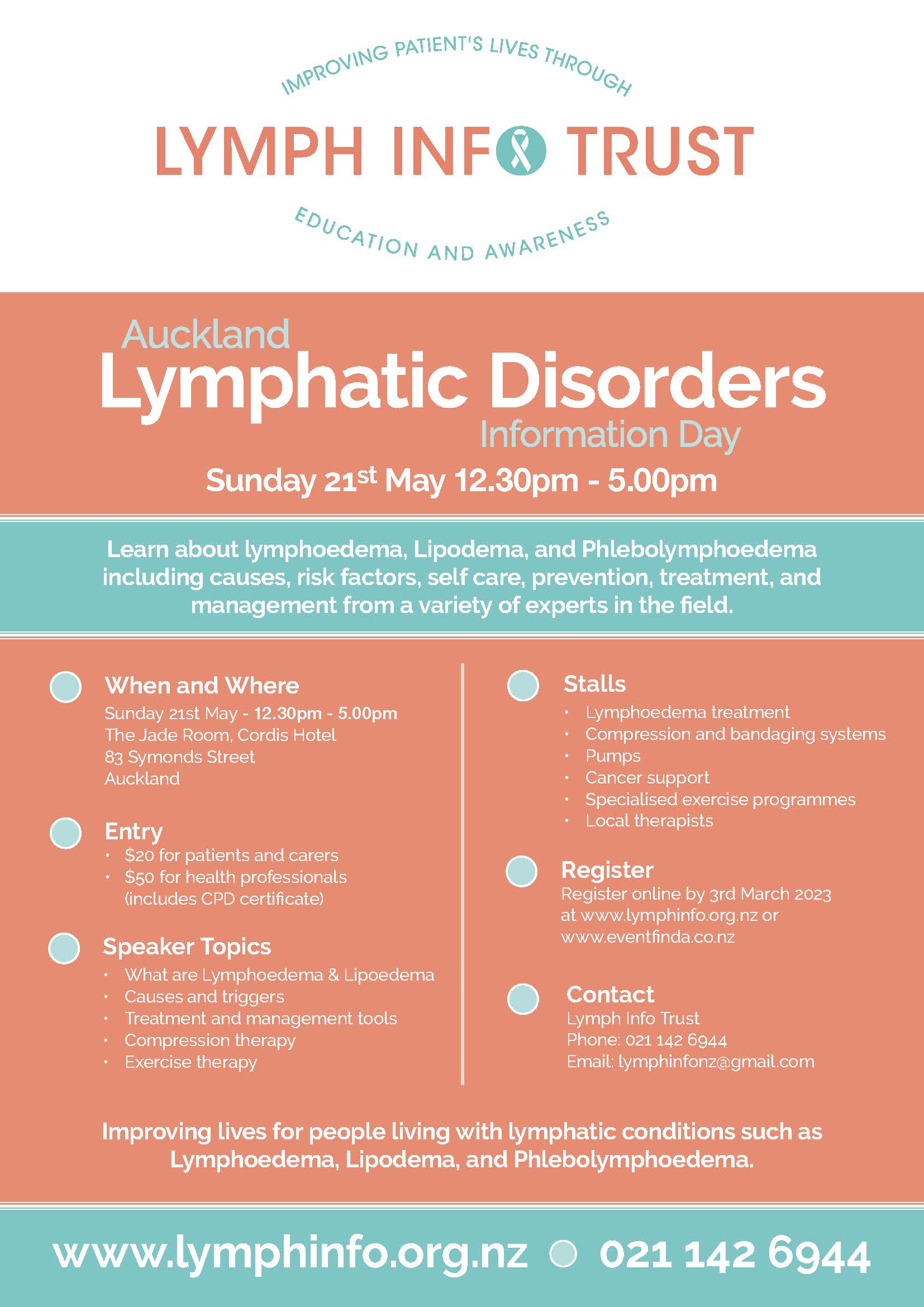 Lymphatic Disorders Information Day